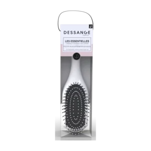 Dessange Paris Rectangular Nylon Hairbrush – Short to Medium Hair