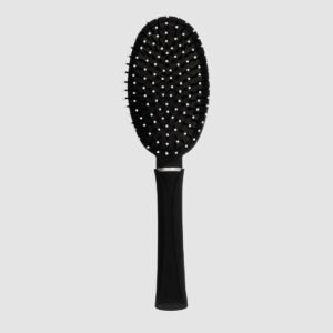 Antibacterial oval detangling hairbrush