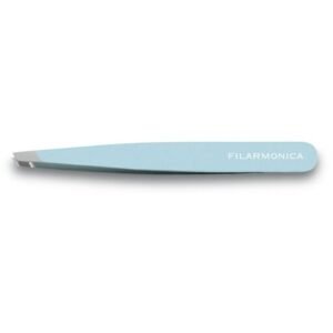 Blue Slanted Tweezers