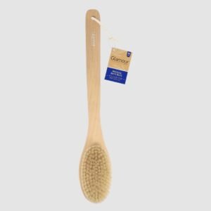 Brosse bain bois - Poils en soie naturelle