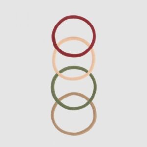 Elastiques sans métal couleurs recyclés