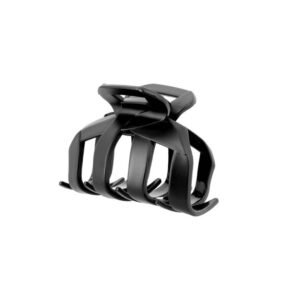 Matte Black Bun Clip 7 cm