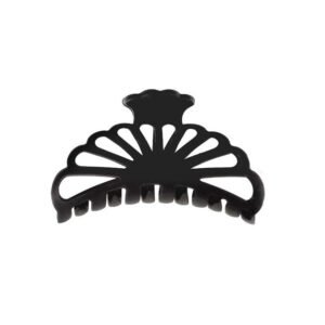Matte Black Hair Clip 8.5 cm