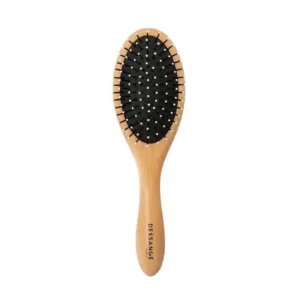Oval Wood and Nylon Hairbrush