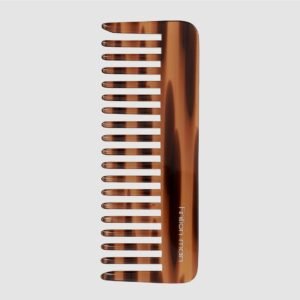 Peigne à cheveux démêloir large finition main